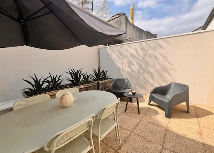 公寓 T2 With Terrace Near Les Minimes 拉罗歇尔